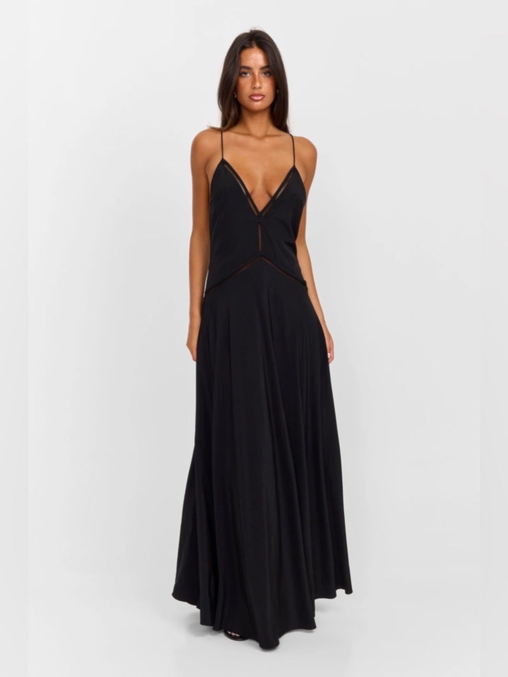 Sasha Therese Posey Maxi Dress Black